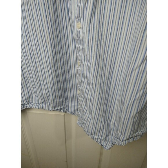 $  Mossimo Supply Co. Long Sleeve Collared Button Up Striped Shirt. Size XL - Picture 5 of 9